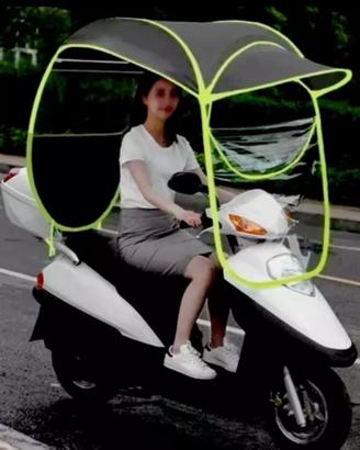 Parapioggia per moto scooter bici