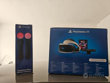 Playstation vr + move mozione controller per ps4