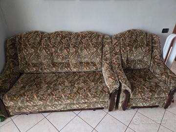 Divano letto e poltrona