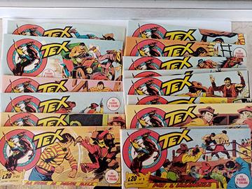 Tex strisce serie Nevada anastatica