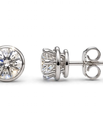 Orecchini punto luce diamanti da 1ct