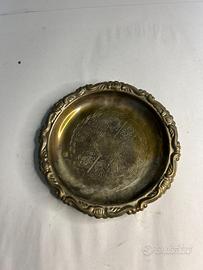 Piattino Antico Placcato Argento - Vintage - Made
