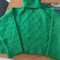 Morbido Maglione verde acceso