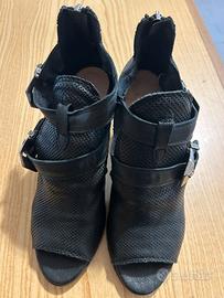 Sandalo nero tacco alto tg 41