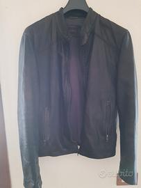 Giubbetto in pelle MISAKI uomo, marrone scuro tg.L