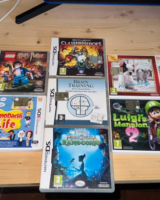 Lotto 7 giochi Nintendo DS e 3DS