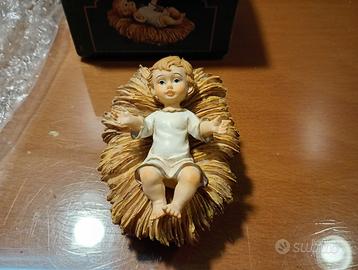 Natale Presepe Bambinello Gesù - Ceramica - grande