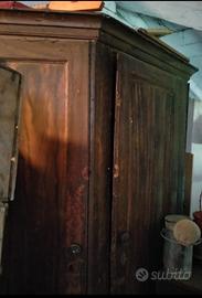 ANTICO ARMADIO SCANTONATO RARISSIMO 