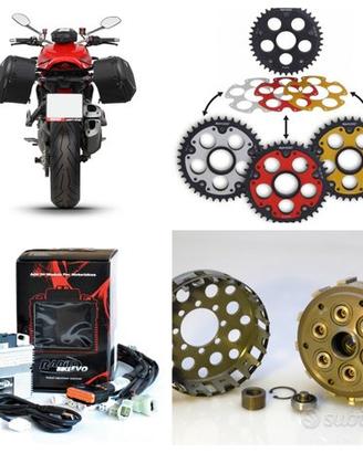 Ducati Monster centralina pedane bauletto freni