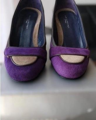 Scarpe con zeppa - Nannini - Viola Iris - 36