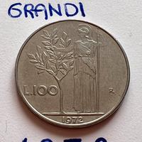 Moneta 100 lire grande