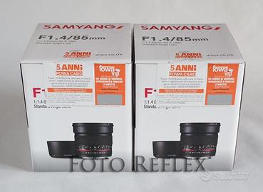 NUOVO - Samyang 85 f1.4 per Pentax FOWA 5 anni