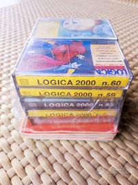 Lotto 10 Cassette da edicola Logica 2000 x Commodo