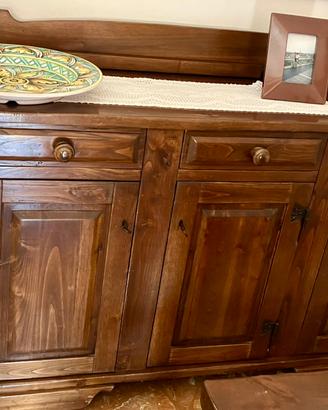 Mobile legno  arte povera