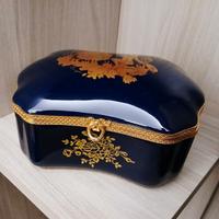 COFANETTO PORTAGIOIE PORCELLANA LIMOGES