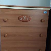 Fasciatoio Pali con vaschetta e cassettiera