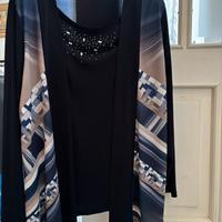 Splendida maglia con finta giacca donna leggi giù