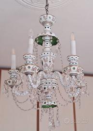 Lampadario di Boemia + applique