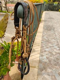 Capezza Artigianale per Cavallo/ longhina in corda