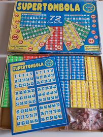Super tombola vintage 72 cartelle