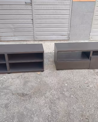 Mobili Porta TV IKEA BESTÅ Marrone Nero – 2 Moduli