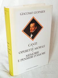 Canti,operette morali,memorie e pensieri di amore