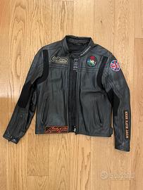 Giacca moto in pelle spidi