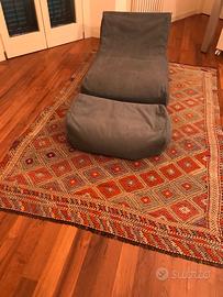 Poltrona con poggiapiedi Premium Lounge