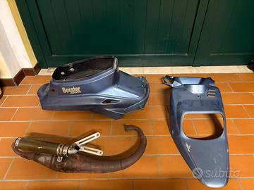 Carene e marmitta per Booster Mbk 1999