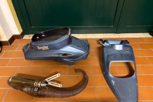 Carene e marmitta per Booster Mbk 1999