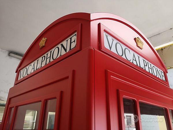 CABINA TELEFONICA INGLESE IN LEGNO SU MISURA