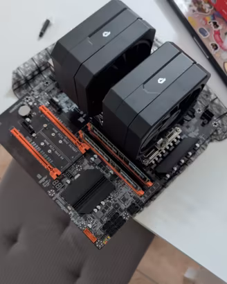 PC server 2 cpu 56core 64gb RAM ecc