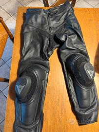 🖤 Pantaloni Moto in Pelle Dainese – Taglia 46 🏍️