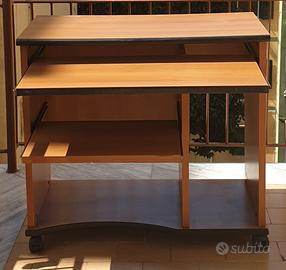 Mobiletto per computer stampante e scanner