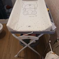 Fasciatoio per neonati con vasca bagnetto