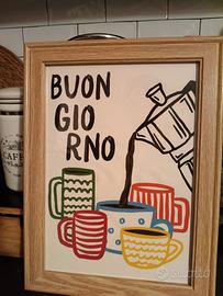 cornice con stampa