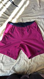 Pantaloncini nike rosso da corsa