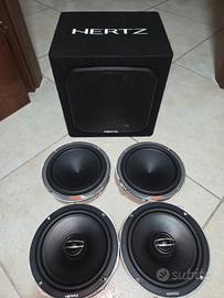 casse piu subwoofer hertz 