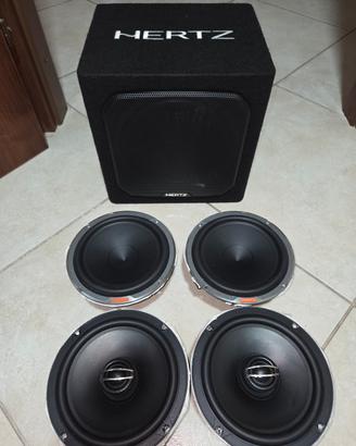 casse piu subwoofer hertz 
