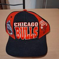 Vintage 90s Chicago Bulls NBA Color Block Snapback