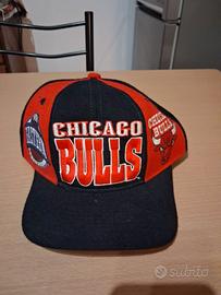 Vintage 90s Chicago Bulls NBA Color Block Snapback