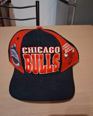 Vintage 90s Chicago Bulls NBA Color Block Snapback