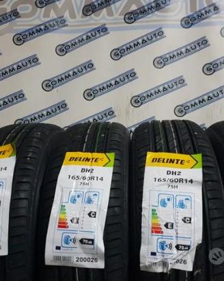 4 Pneumatici NUOVI 165 60 14 DELINTE