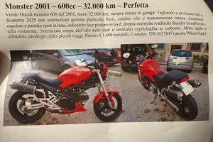 Ducati monster 2001