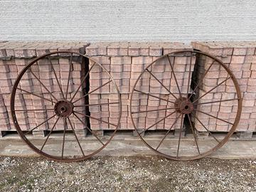 Ruote in ferro per rastrellatrice