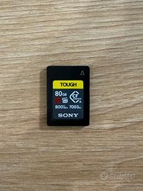 Scheda Sony CFexpress Type A 80GB Tough