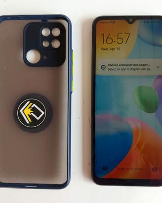 Smartphone Redmi 10C + cover, perfetto ma lente no