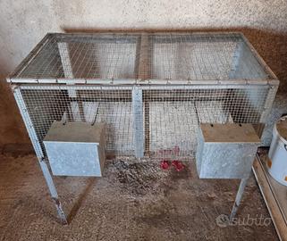 Gabbia per conigli, pulcini, furetti, galline