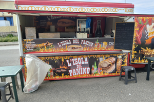 Furgone, camion paninoteca food truck