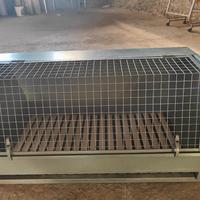 Trasportino per cani in metallo - resistente